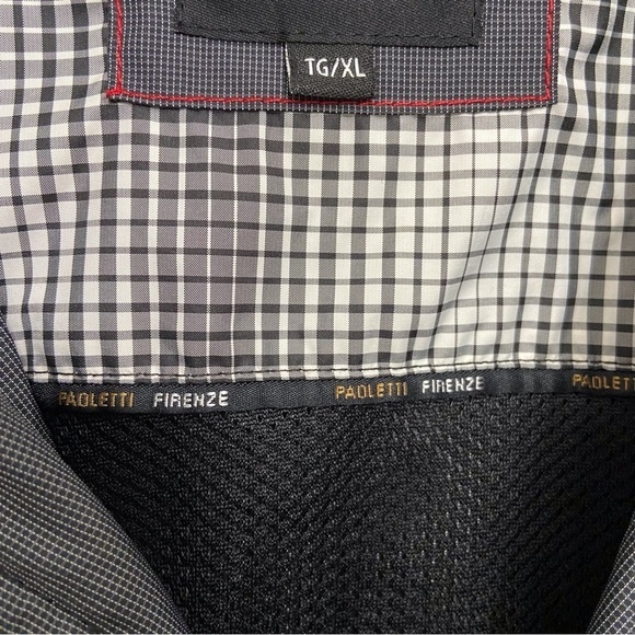 PAOLETTI Firenze men windbreaker jacket coat grey stylish luxury wind breaker XL - Picture 7 of 16